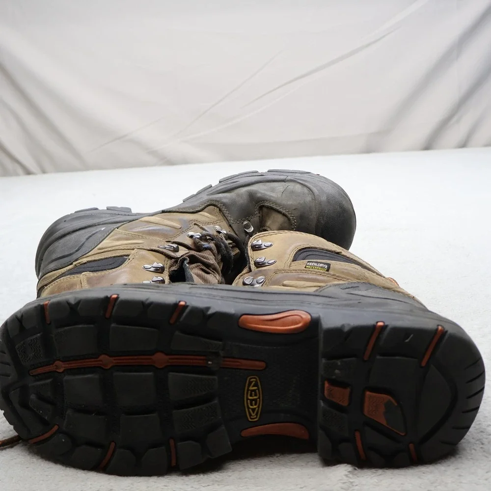 KEEN Men 14D Work Boots Brown Coburg 6 display picture 2